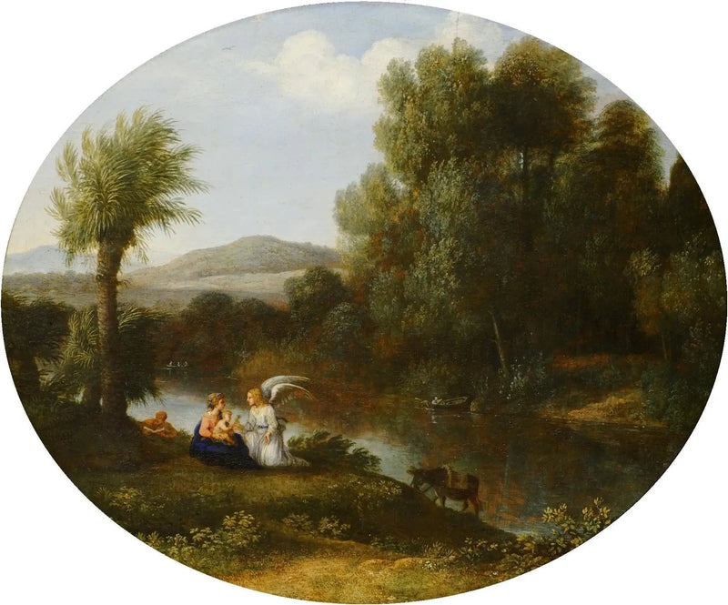 Hvile under flugten til Egypten - Claude Lorrain
