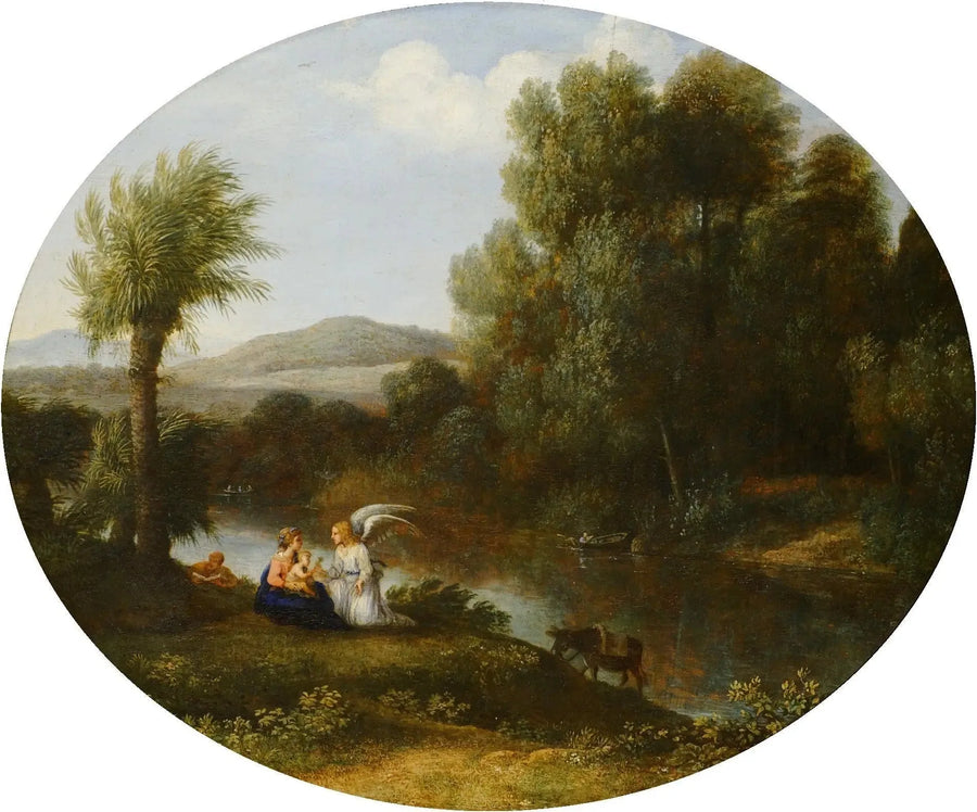 Hvile under flugten til Egypten - Claude Lorrain