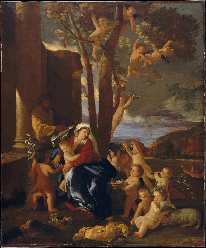Hvile under Flugten til Egypten - Nicolas Poussin