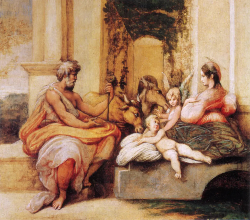 Le Repos pendant la fuite en Égypte - Parmigianino - Alpha Reproduction