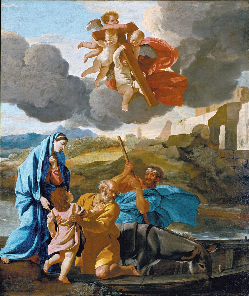 Egyptens Tilbagevenden - Nicolas Poussin
