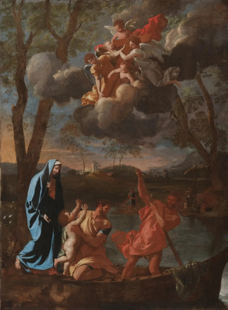 Egyptens Tilbagevenden - Nicolas Poussin