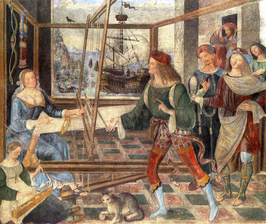 Ulysses' Tilbagevenden - Pinturicchio