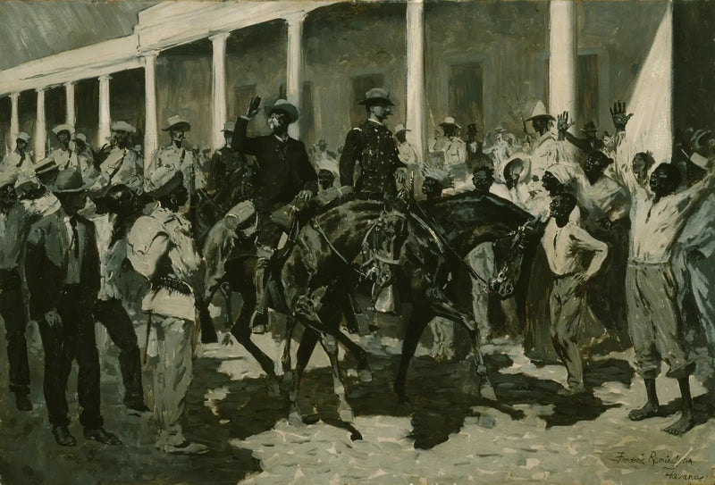 Gomez' tilbagevenden til Havana - Frederic Remington