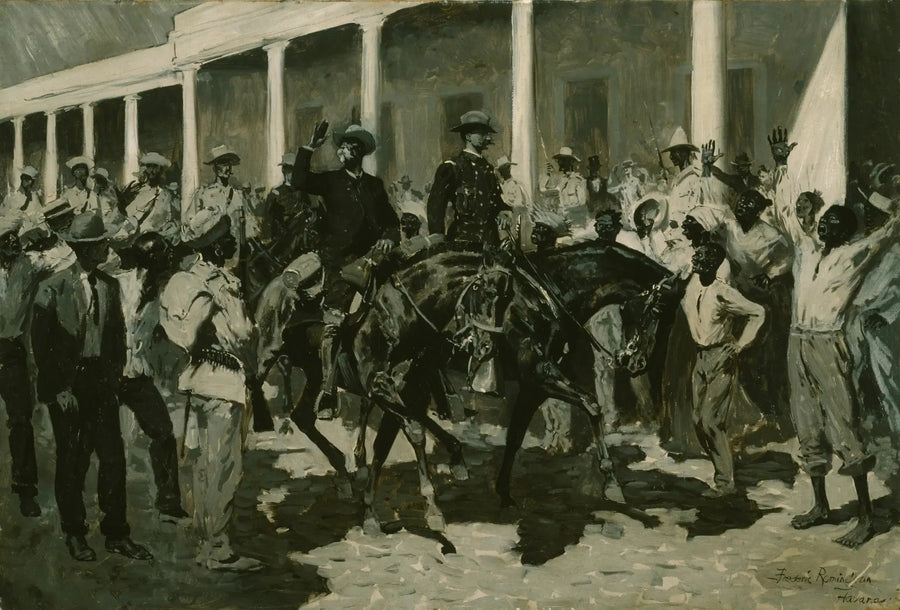 Gomez' tilbagevenden til Havana - Frederic Remington