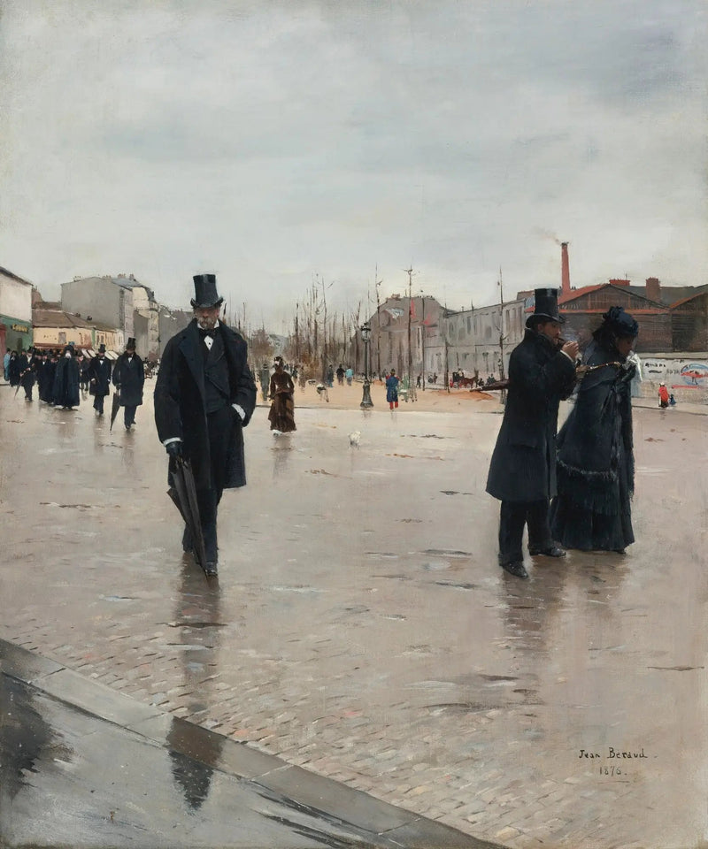 Returneringen af begravelsen - Jean Béraud