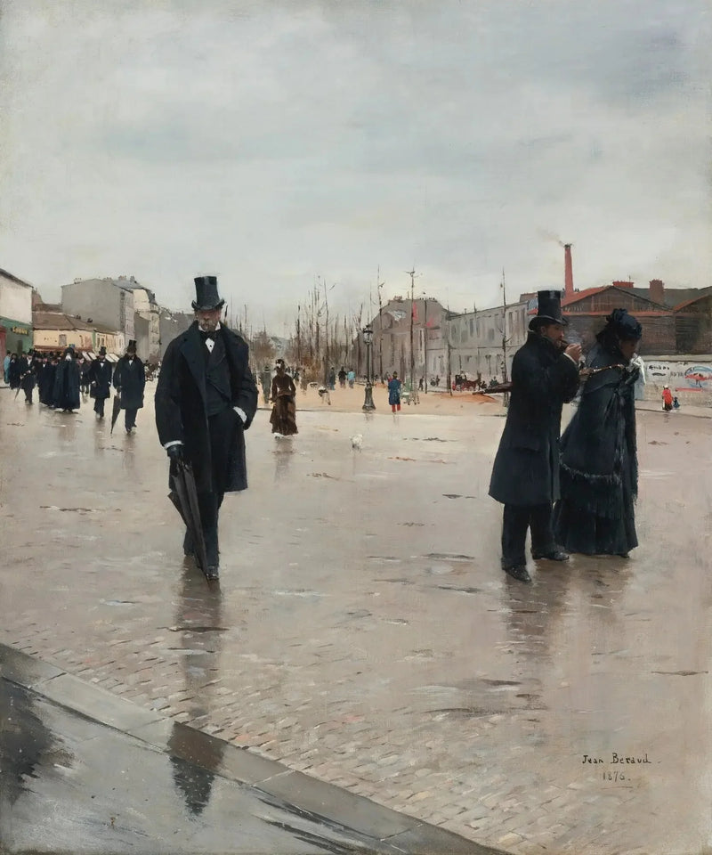 Returneringen af begravelsen - Jean Béraud