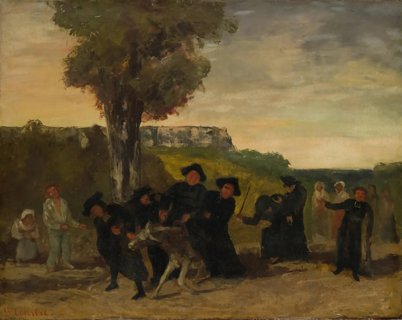 Konferencens tilbagevenden - Gustave Courbet