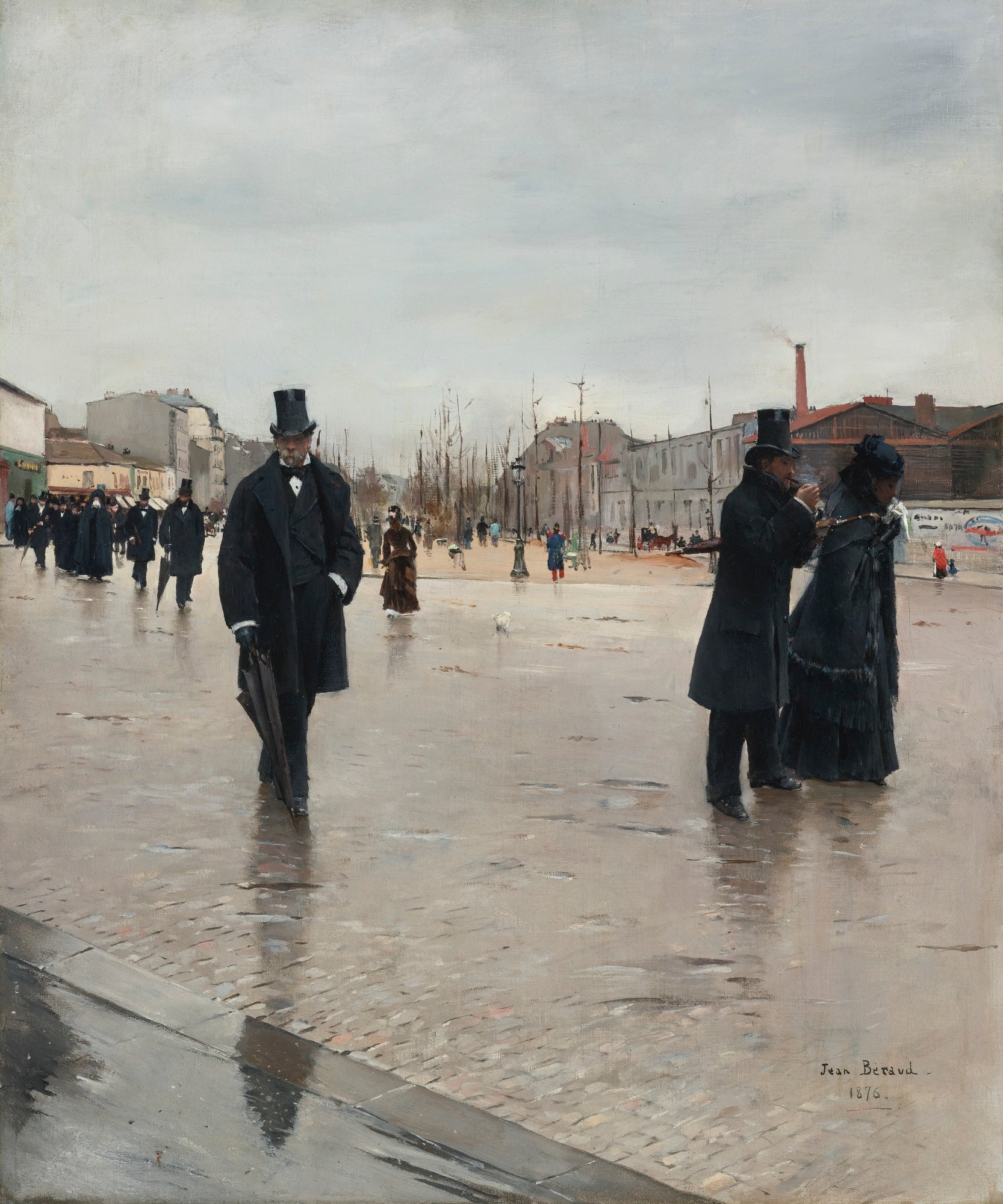 Returneringen af begravelsen - Jean Béraud