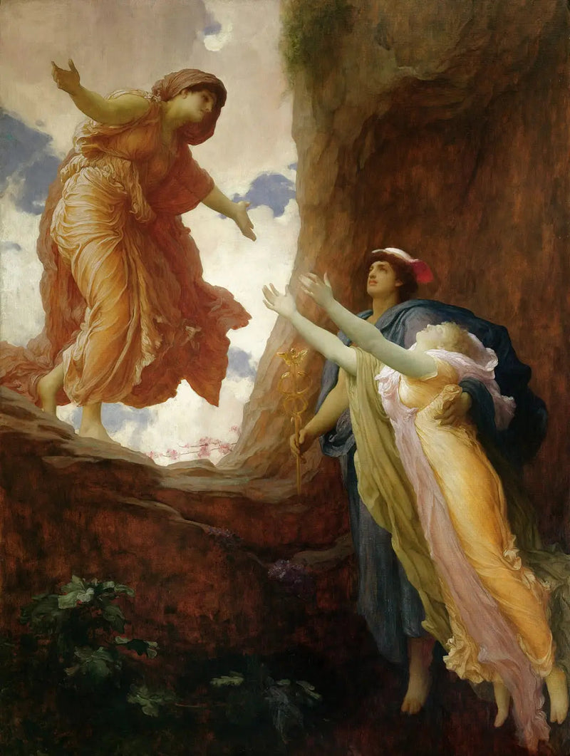 Perséphones genkomst - Frederic Leighton