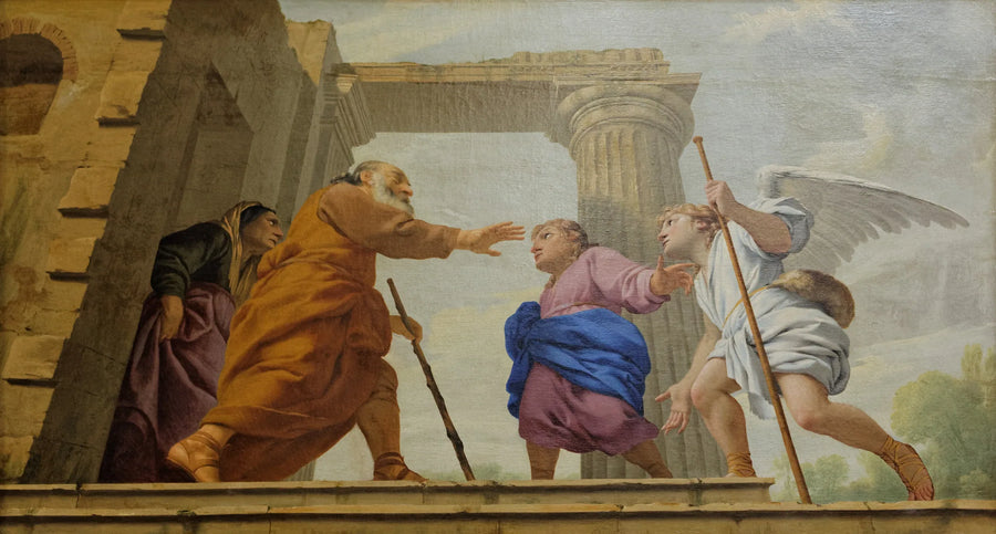 Tobies genkomst - Eustache Le Sueur