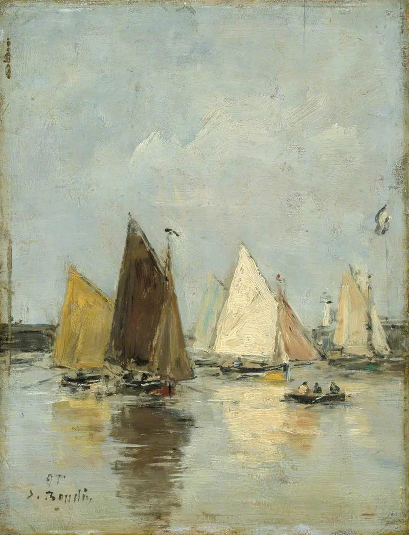 Bådenes tilbagevenden - Eugène Boudin