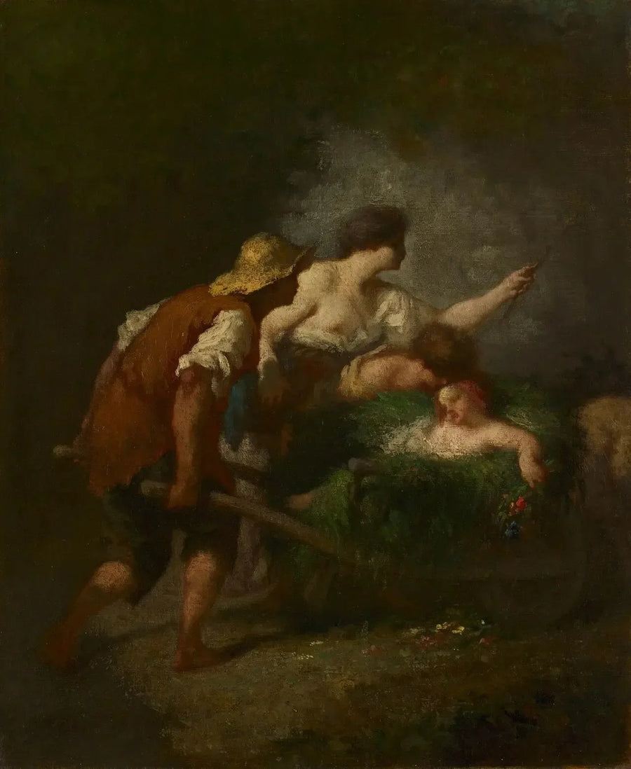 Returneringen af markerne - Jean-François Millet