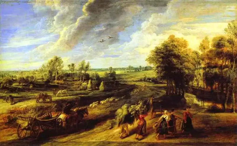 Landmændenes hjemkomst fra marken - Peter Paul Rubens