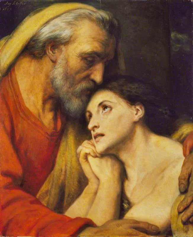 Den fortabte søns hjemkomst - Ary Scheffer