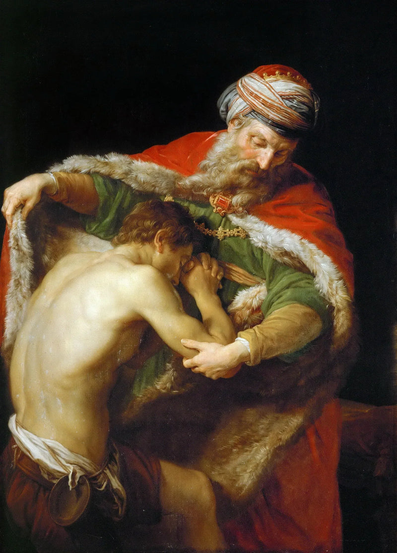 Den fortabte søns hjemkomst - Pompeo Batoni