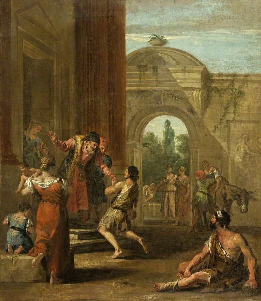 Den fortabte søn vender tilbage - Sebastiano Ricci