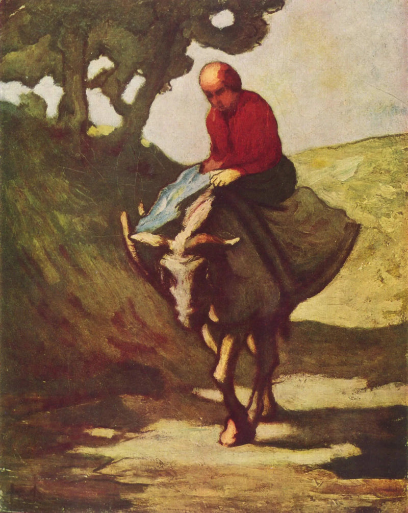 Markedets genkomst - Honoré Daumier