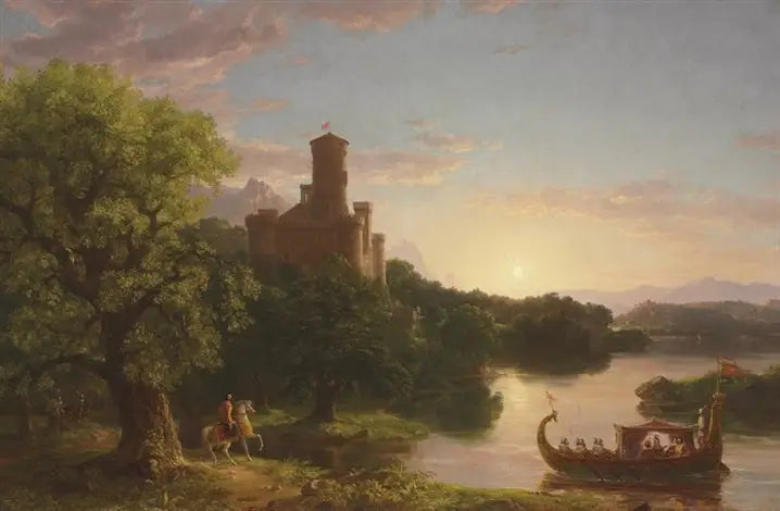 Turneringens genkomst - Thomas Cole