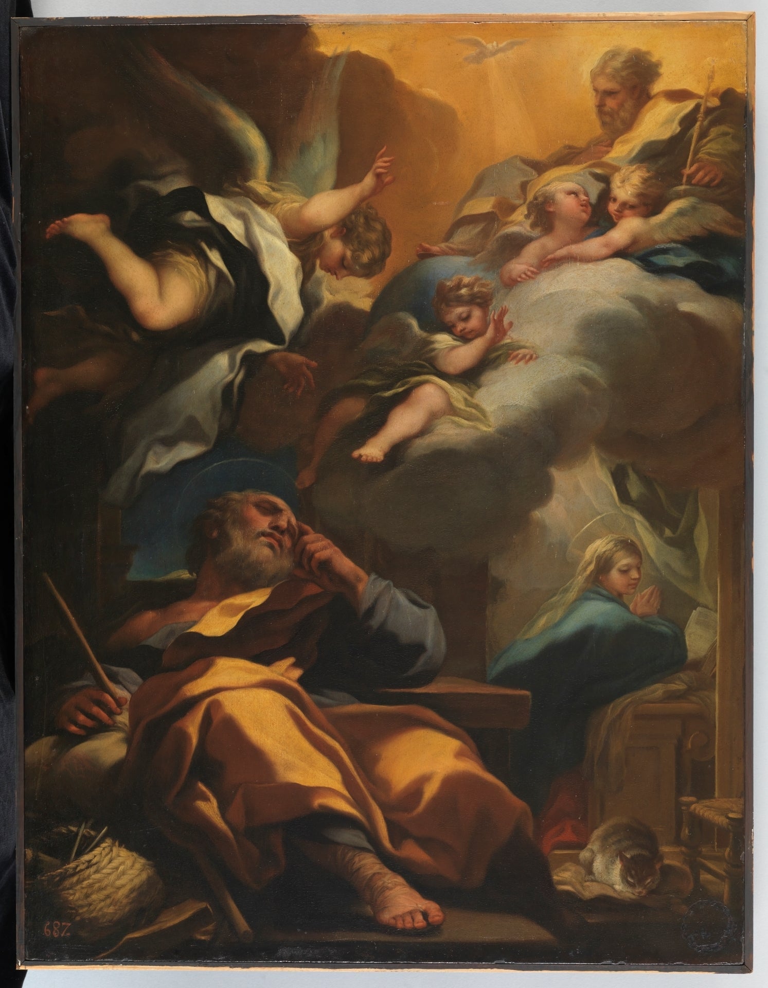 Le rêve de saint Joseph - Luca Giordano - Alpha Reproduction