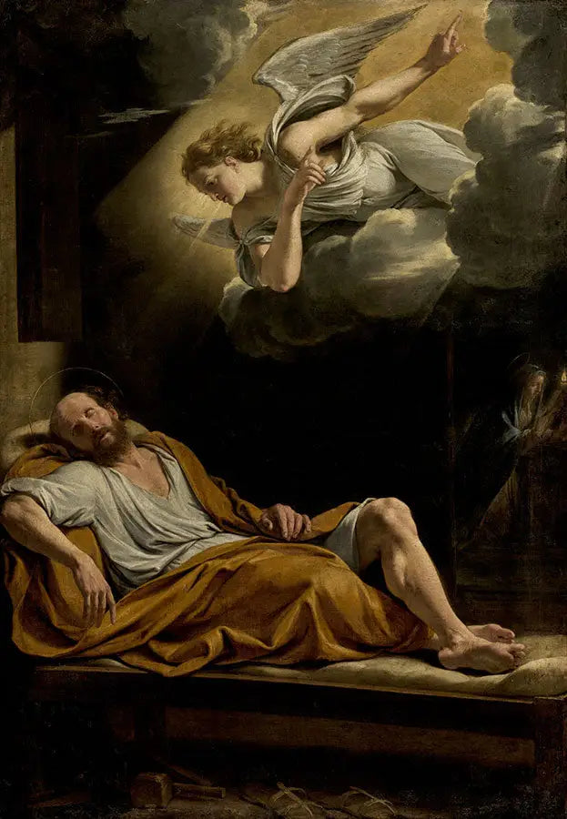 Sankt Josephs drøm - Philippe de Champaigne