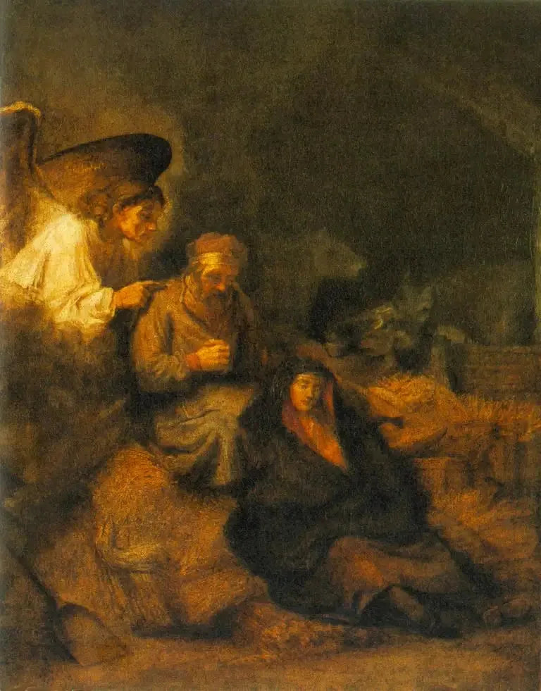 Saint Josephs drøm - Rembrandt