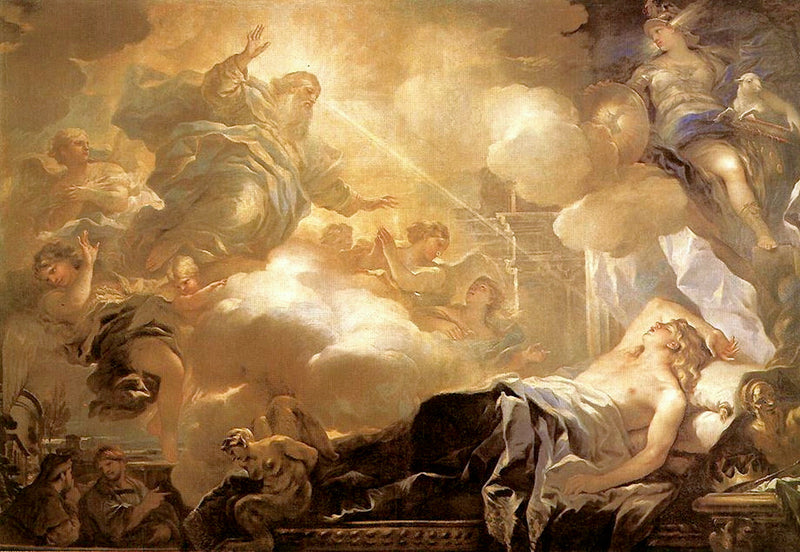 Salomons Drøm - Luca Giordano