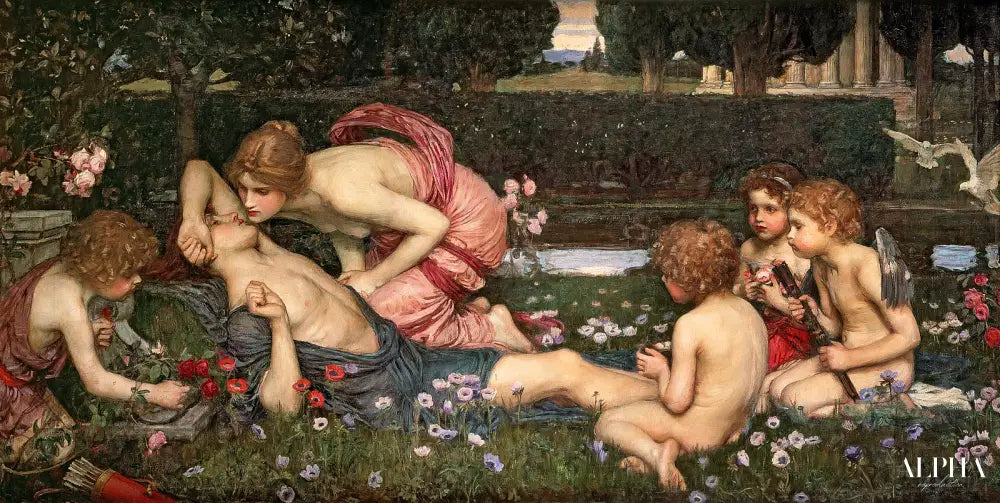 Le réveil d’Adonis - John William Waterhouse Reproductions de tableaux à la peinture à l’huile