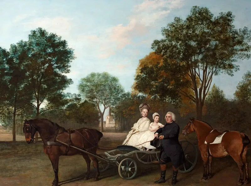 Reverend Robert Carter Thelwall og hans familie - George Stubbs