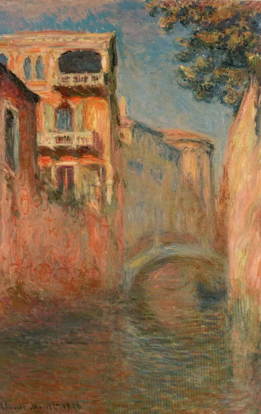 Reproduction du tableau « Le Rio della Salute - Claude Monet » par Alpha Reproduction en peinture à l’huile