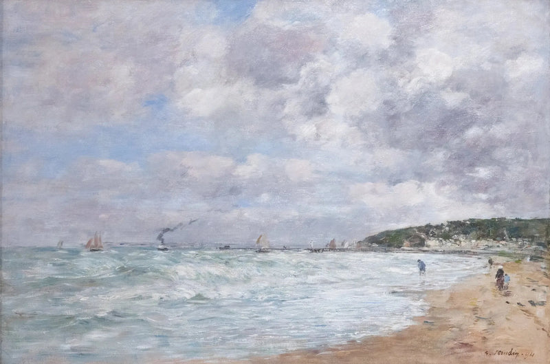 Trouvilles kyst - Eugène Boudin
