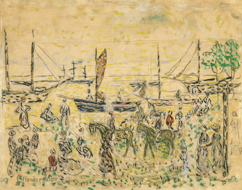 Stranden - Maurice Prendergast