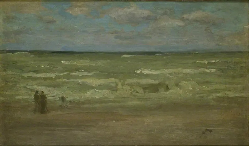 Kystlinjen, Pourville - James Abbott McNeill Whistler
