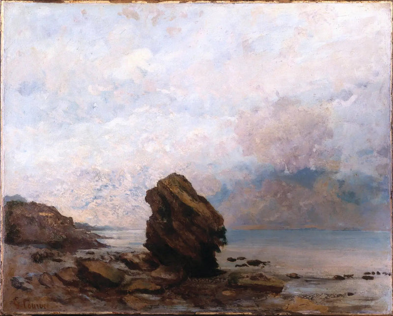 Det isolerede klippe - Gustave Courbet