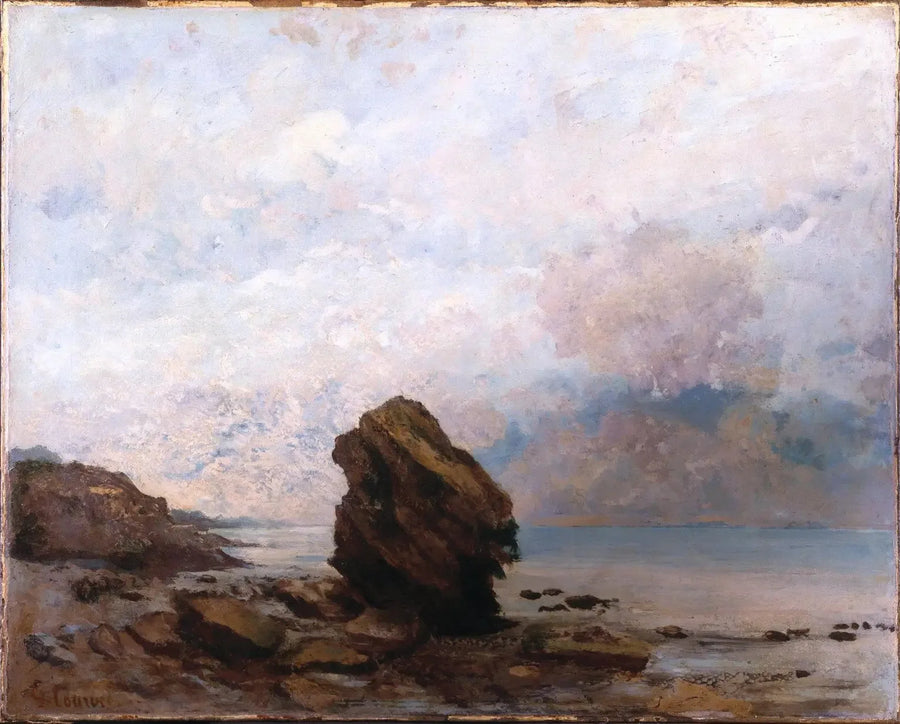 Det isolerede klippe - Gustave Courbet