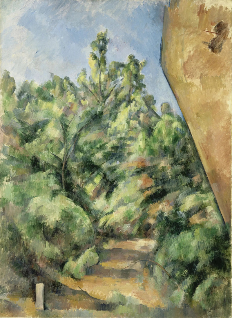 Den røde klippe - Paul Cézanne