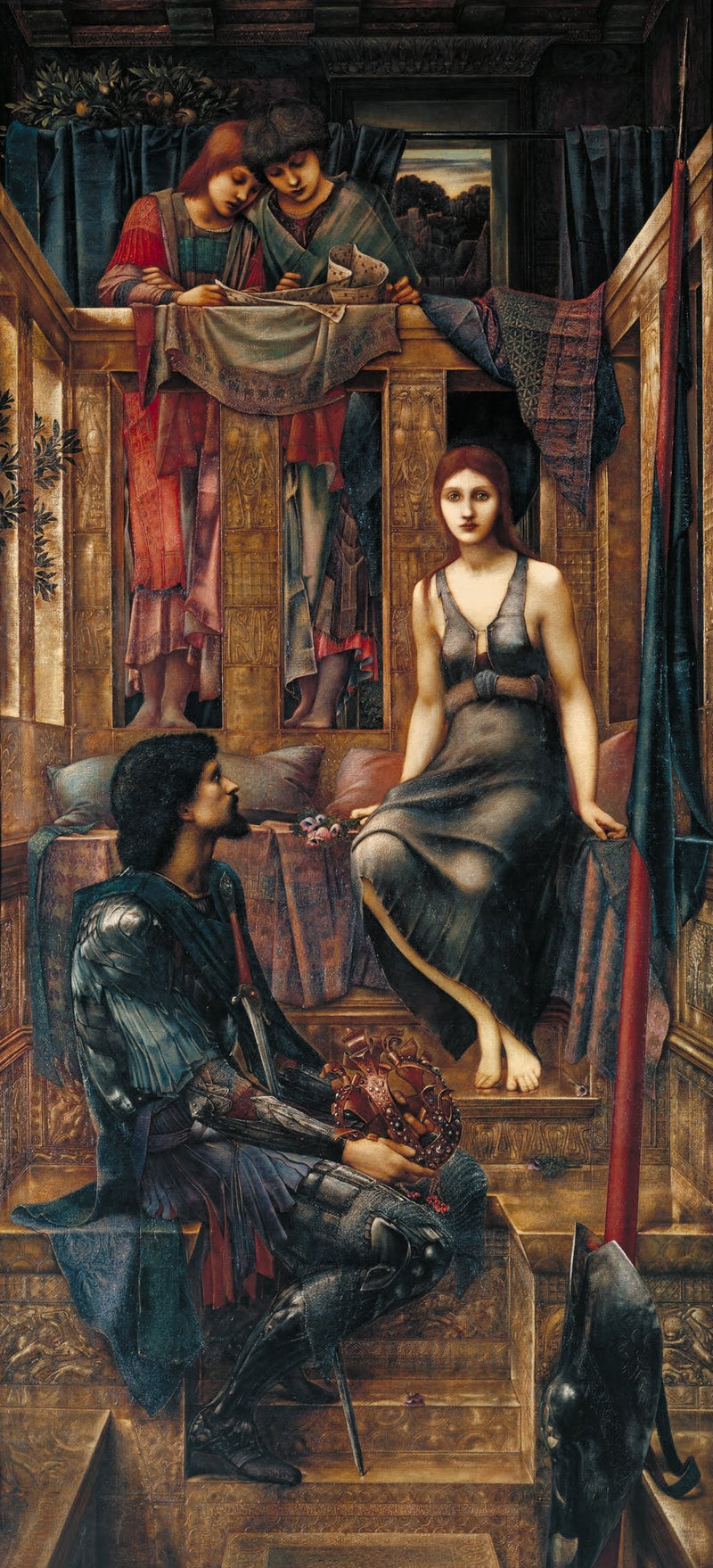 Kong Cophetua og den unge tiggerinde - Edward Burne-Jones