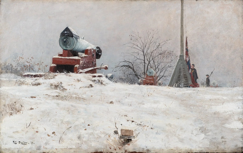 Kongen fra fæstningen Akershus - Frits Thaulow