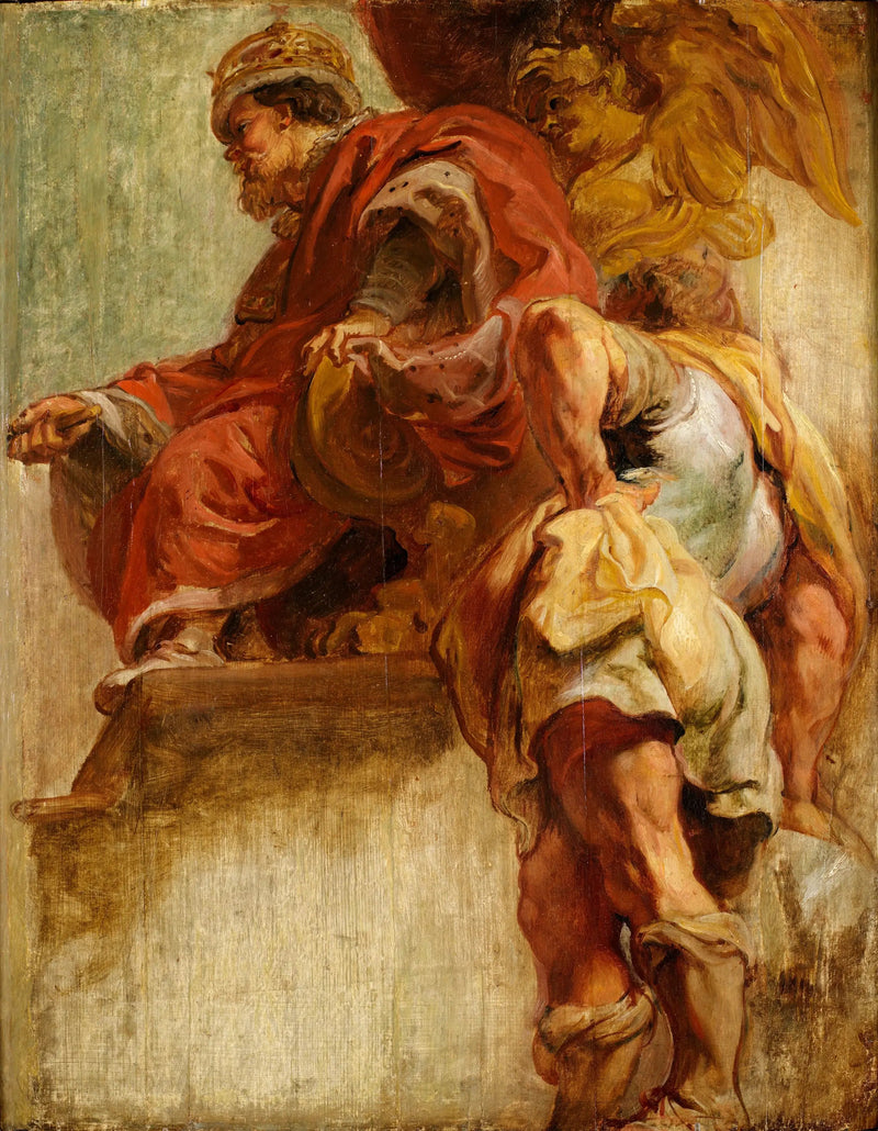 Kong Jacques I forener England og Skotland - Peter Paul Rubens