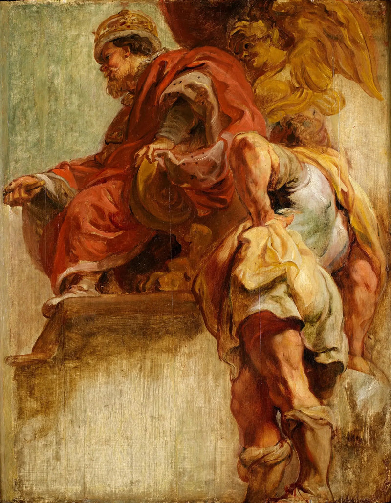 Kong Jacques I forener England og Skotland - Peter Paul Rubens