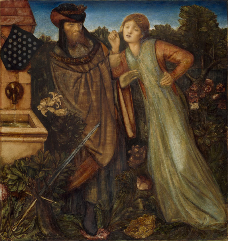Kong Mark og den smukke Iseult - Edward Burne-Jones