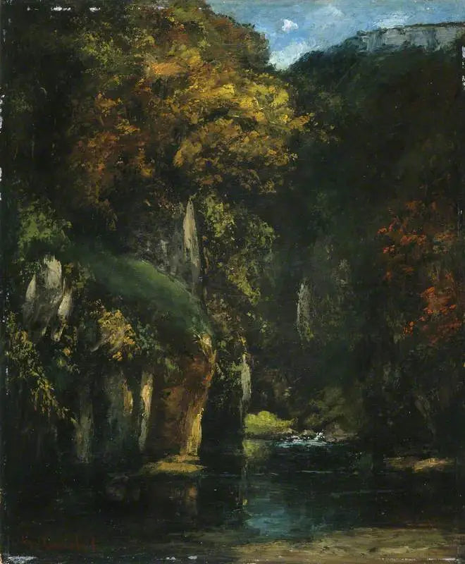 Puits Noir-bækken - Gustave Courbet