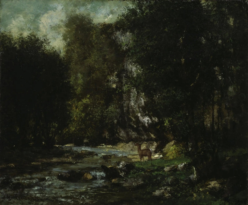 Puits-Noir-bækken - Gustave Courbet