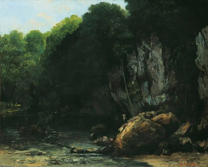 Puits-Noir Bækken - Gustave Courbet