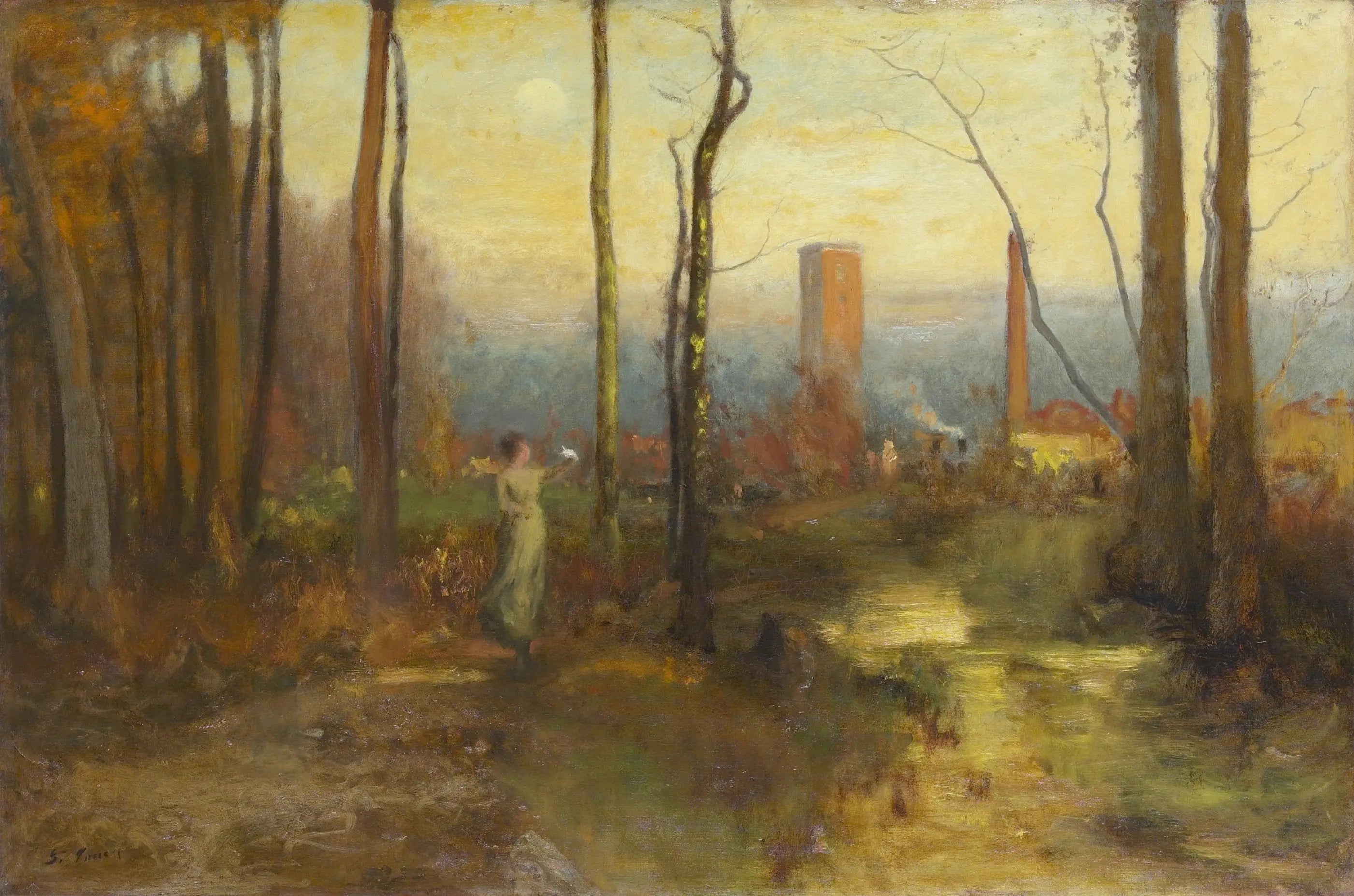 Le ruisseau Mill Montclair New Jersey - George Inness - Alpha Reproduction