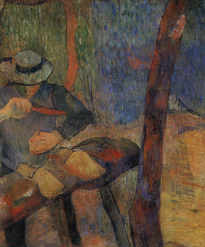 Reproduction du tableau « Le Sabotier - Paul Gauguin » par Alpha Reproduction en peinture à l’huile