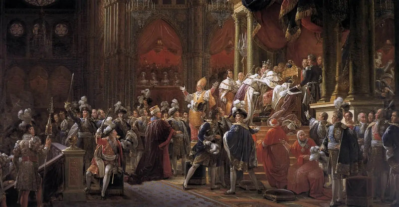 Charles X's Kroning - François Gérard