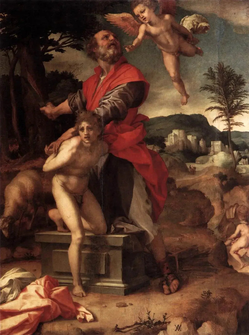 Isaks ofring - Andrea del Sarto