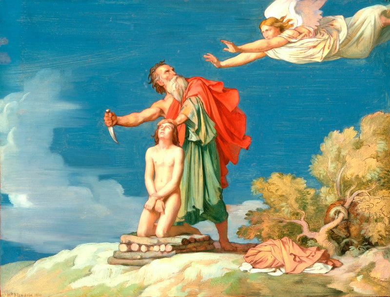 Isaks ofring - Hippolyte Flandrin