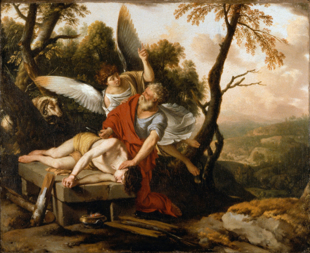 Le sacrifice d'Isaac - Laurent de La Hyre image 1 reproduction réalisée par Alpha Reproduction